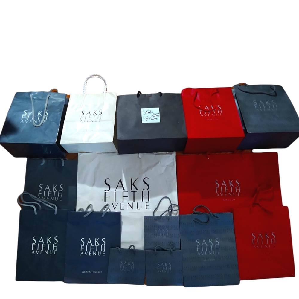 Saks Fifth Avenue | (13) Vintage 90s-?  Shopping Bags